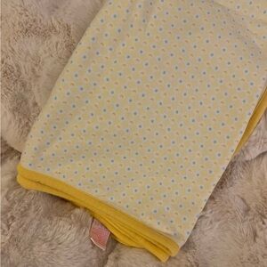 Gymboree Yellow and White Star Blanket